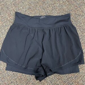 SPANX Women's Athletic Black Shorts